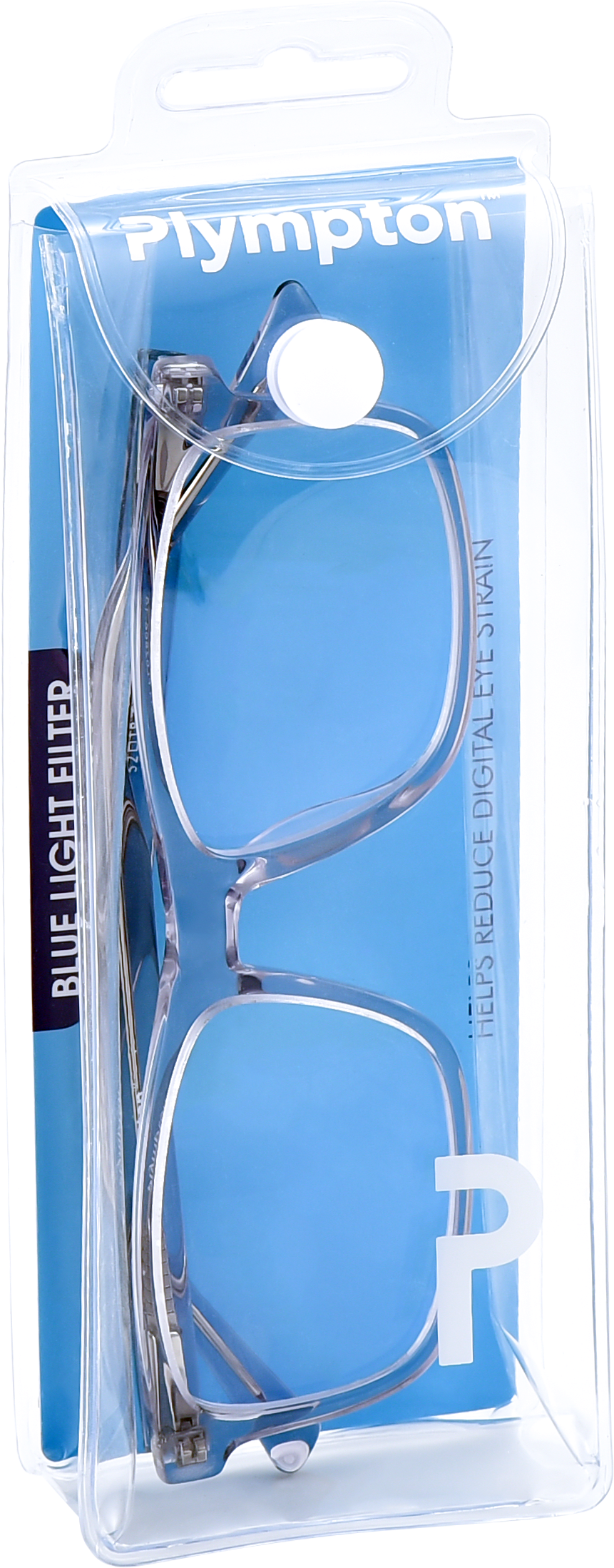 READING GLASSES CLEAR W BLUE LIGHT FILTER