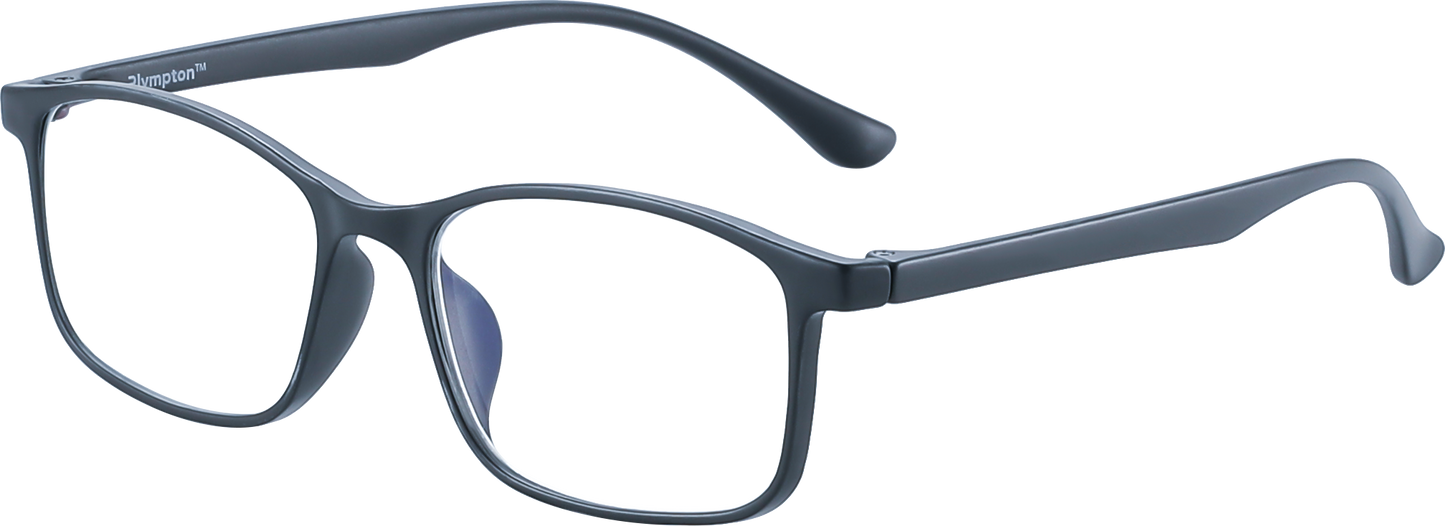 READING GLASSES BLACK W BLUE LIGHT FILTER