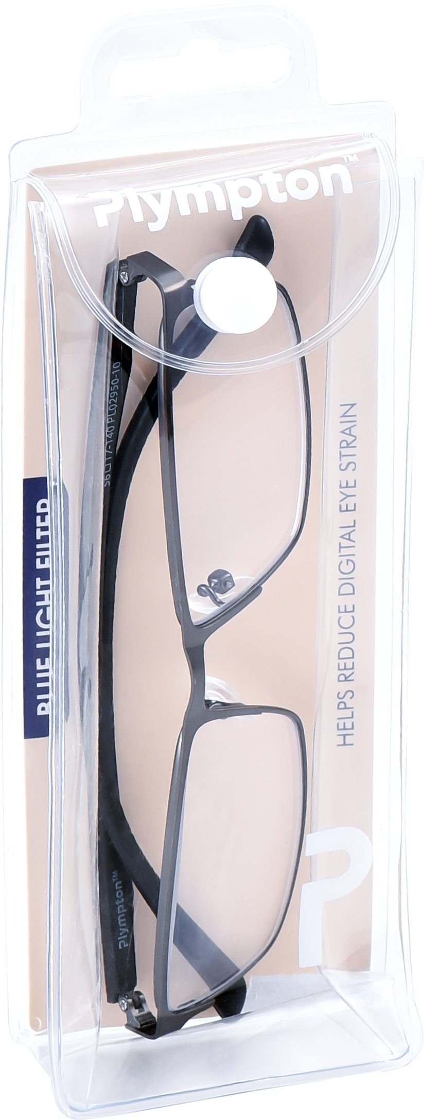 READING GLASSES METAL W BLUE LIGHT FILTER
