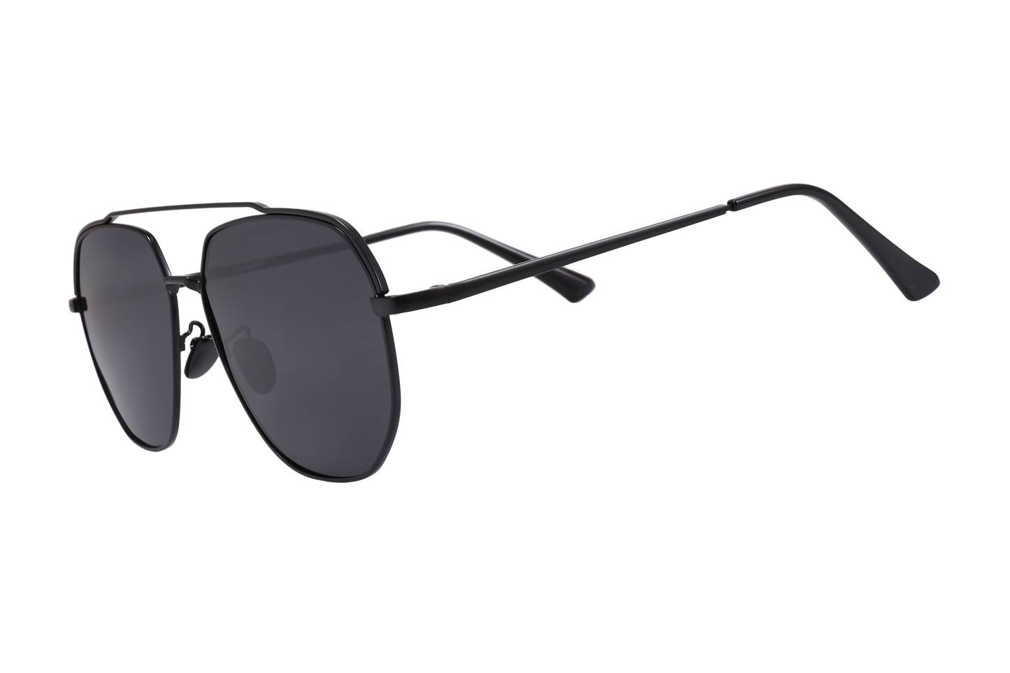 POLARIZED AVIATOR SUNNIES BLACK