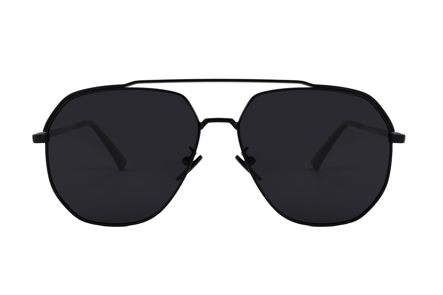 POLARIZED AVIATOR SUNNIES BLACK