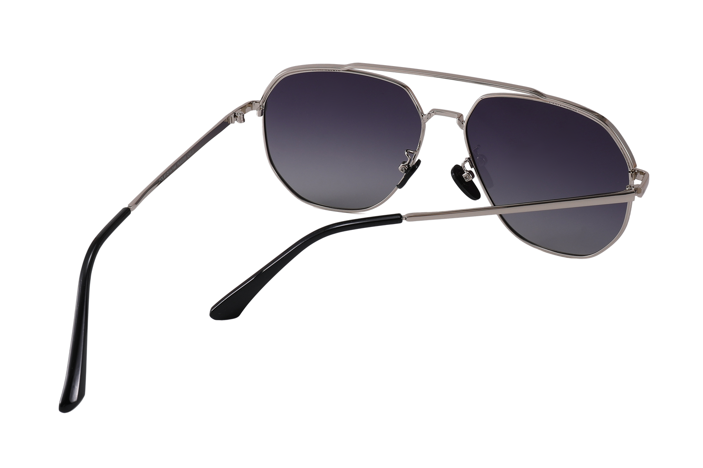 POLARIZED AVIATOR SUNNIES SILVER